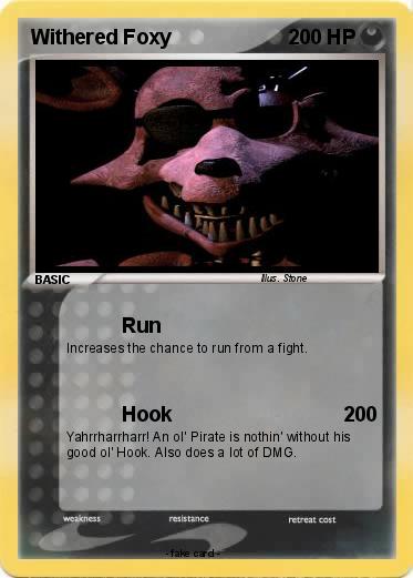 Pokemon Withered Foxy