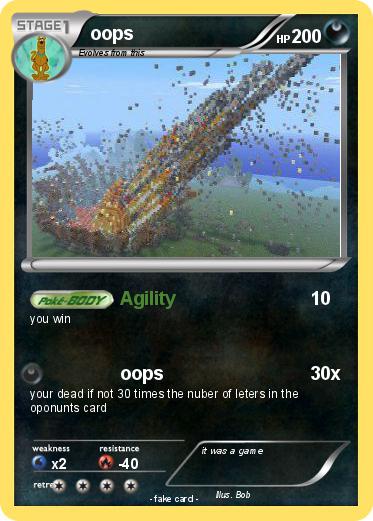 Pokemon oops