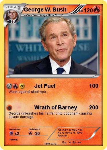 Pokemon George W. Bush