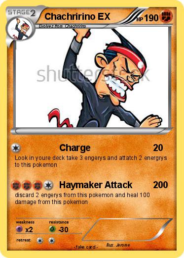 Pokemon Chachririno EX