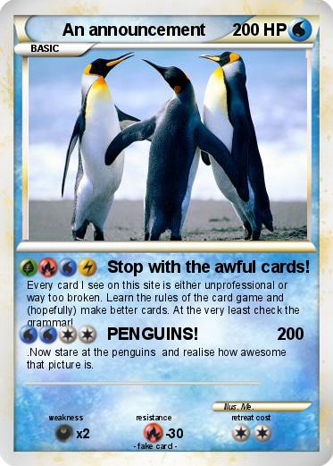 Pokemon An announcement