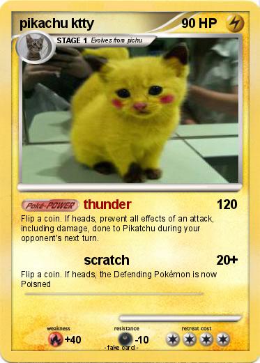Pokemon pikachu ktty
