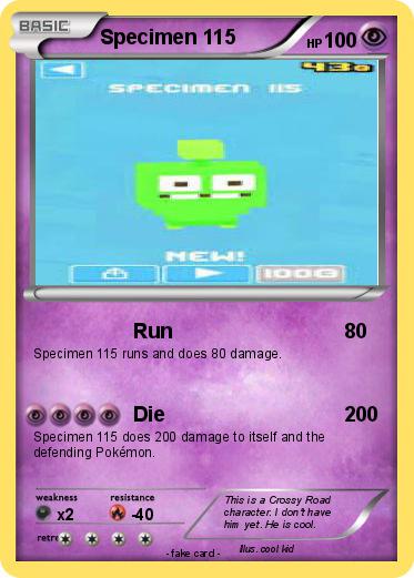 Pokemon Specimen 115