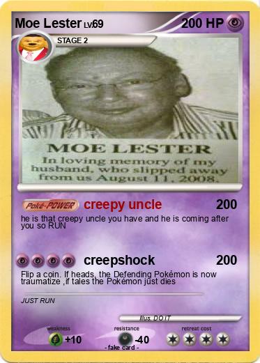 Pokemon Moe Lester