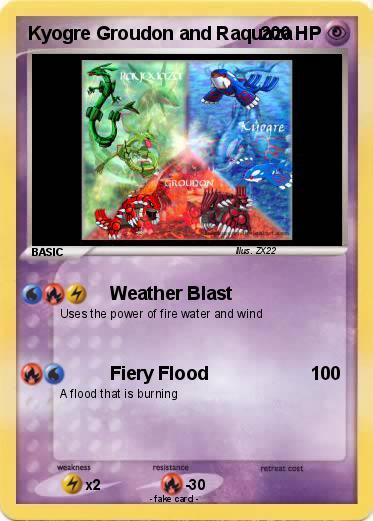 Pokemon Kyogre Groudon and Raquaza