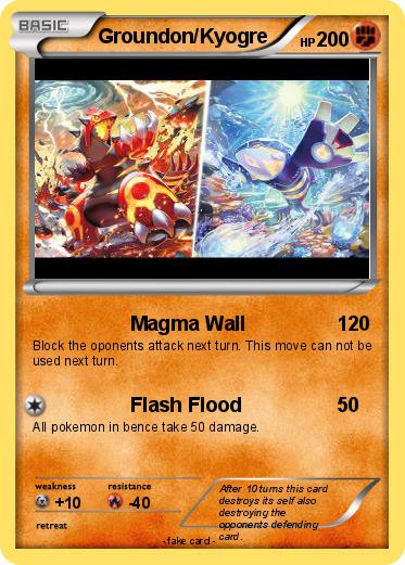 Pokemon Groundon/Kyogre