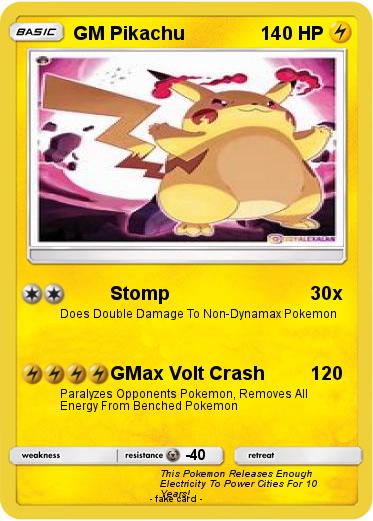 Pokemon GM Pikachu