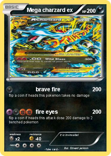 Pokemon Mega charzard ex