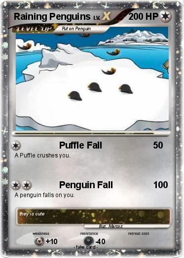 Pokemon Raining Penguins