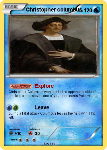 Pokemon Christopher columbus