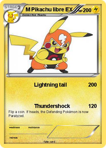 Pokemon M Pikachu libre EX