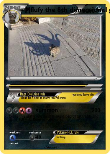 Pokemon flufy the 8th dimensional god