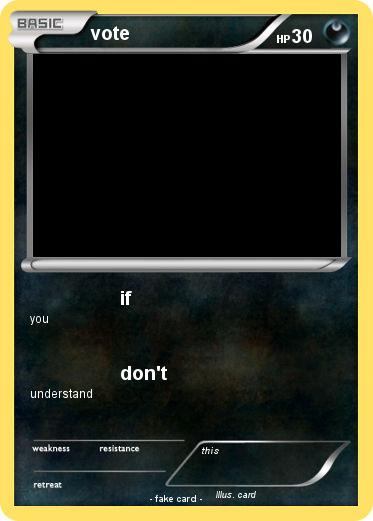 Pokemon vote