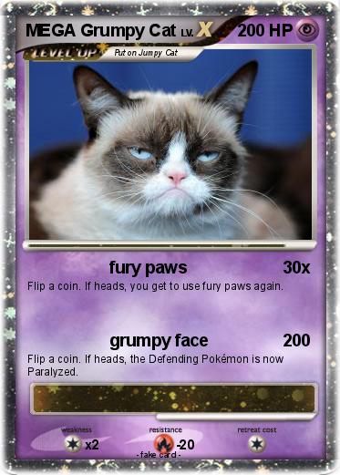 Pokemon MEGA Grumpy Cat