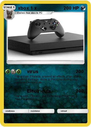 Pokemon xbox 1 x