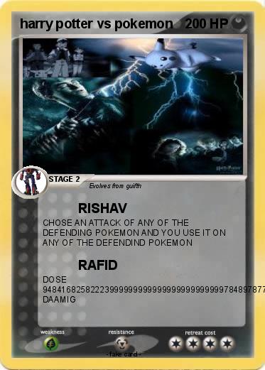 Pokemon harry potter vs pokemon