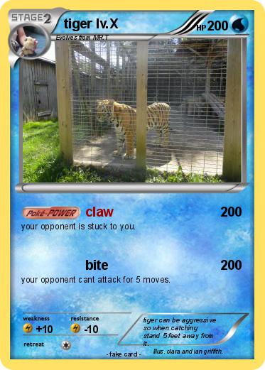 Pokemon tiger lv.X