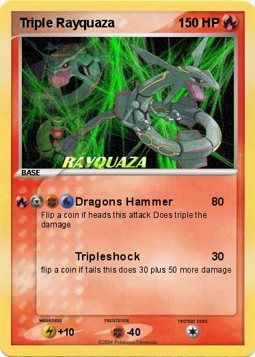 Pokemon Triple Rayquaza
