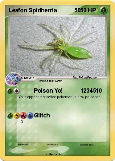Pokemon Leafon Spidherria           50