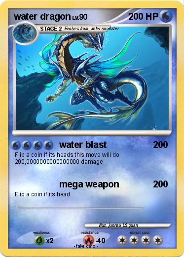 Pokemon water dragon