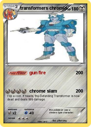 Pokemon transformers chromia