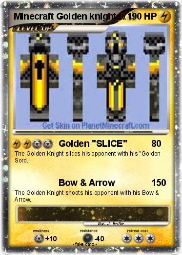 Pokemon Minecraft Golden knight