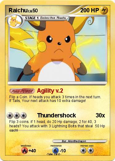 Pokemon Raichu