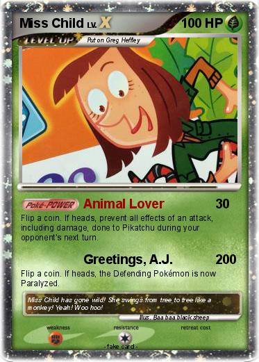Pokemon Miss Child