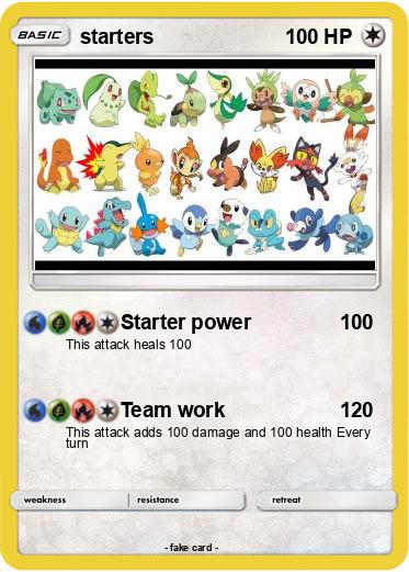 Pokemon starters