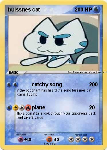 Pokemon buissnes cat