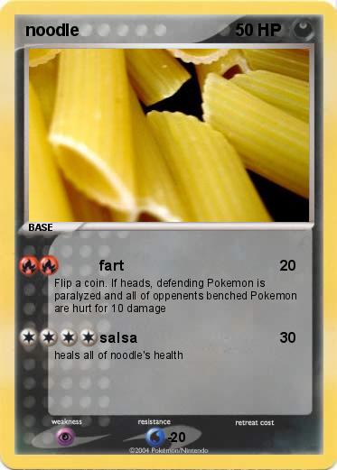 Pokemon noodle