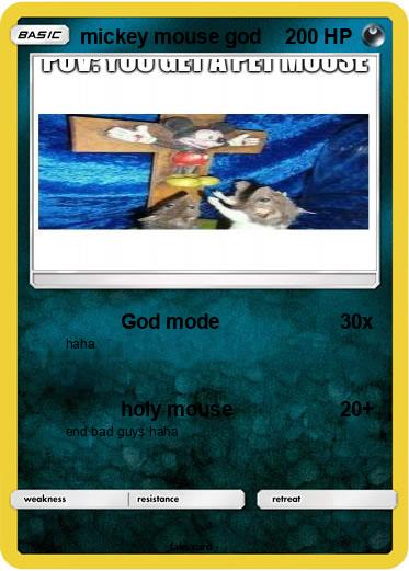 Pokemon mickey mouse god