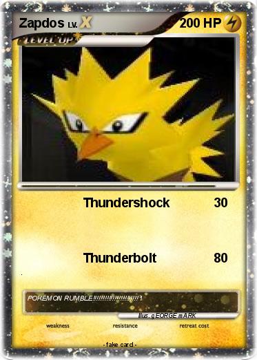 Pokemon Zapdos