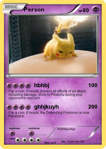 Pokemon Person