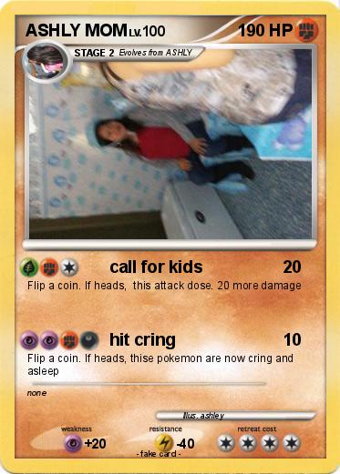 Pokemon ASHLY MOM