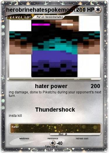 Pokemon herobrinehatespokemon