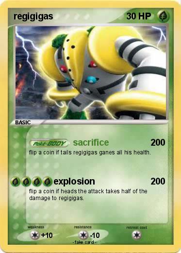 Pokemon regigigas