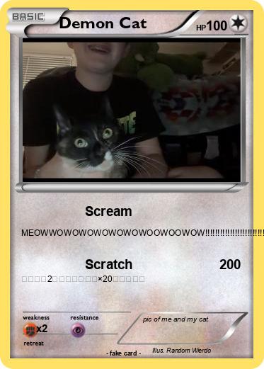 Pokemon Demon Cat