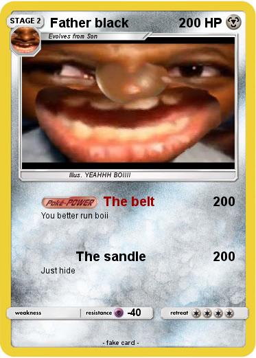 Pokemon Father black