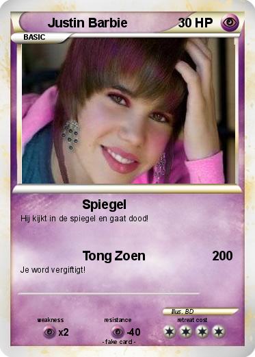 Pokemon Justin Barbie