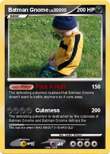 Pokemon Batman Gnome