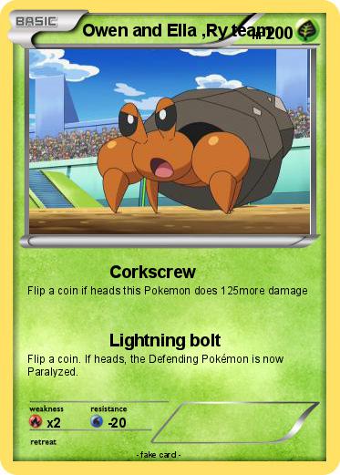 Pokemon Owen and Ella ,Ry team