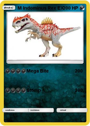 Pokemon M Indominus Rex EX