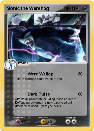 Pokemon Sonic the Werehog