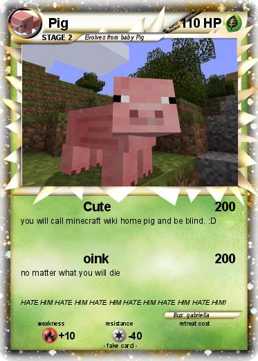 Pig – Minecraft Wiki