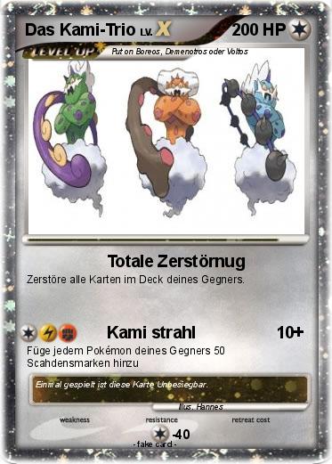 Pokemon Das Kami-Trio