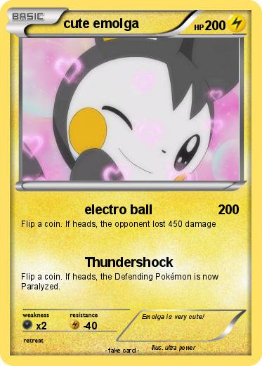 Pokemon cute emolga
