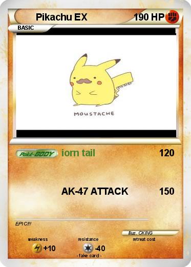 Pokemon Pikachu EX