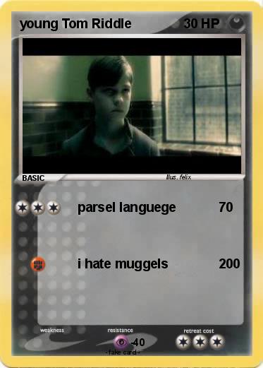 Pokemon young Tom Riddle