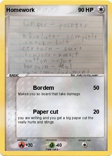 Pokemon Homework